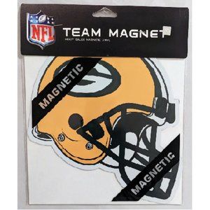 🏈🆕 GREEN BAY PACKERS HELMET LOGO AUTO MAGNET - 8 INCH - NFL - MEN